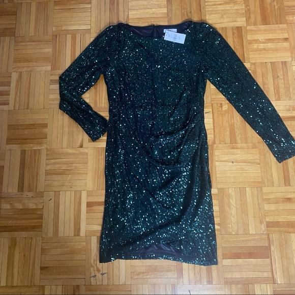 Cut-Out Boat Neck Mini Dress-Size M - Picture 2 of 6